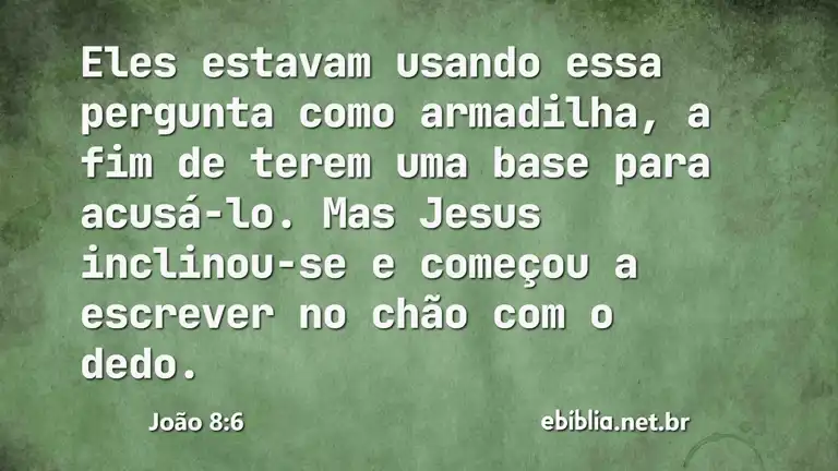 João 8:6