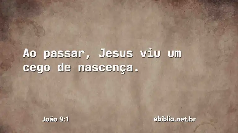 João 9:1