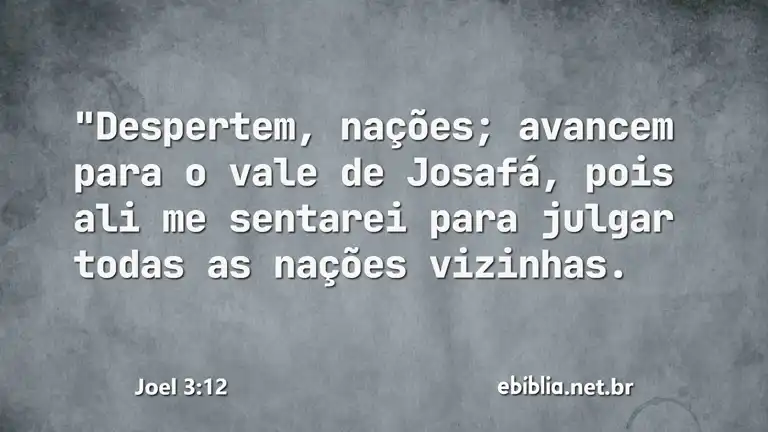 Joel 3:12