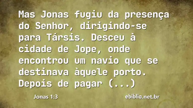 Jonas 1:3