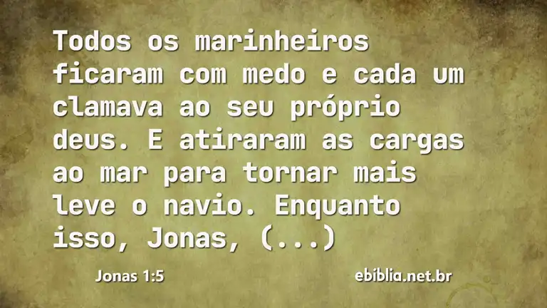 Jonas 1:5