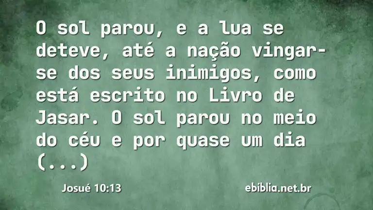 Josué 10:13