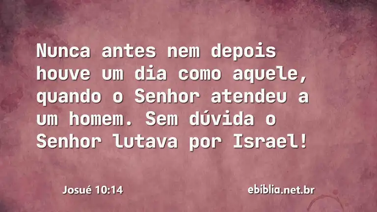 Josué 10:14