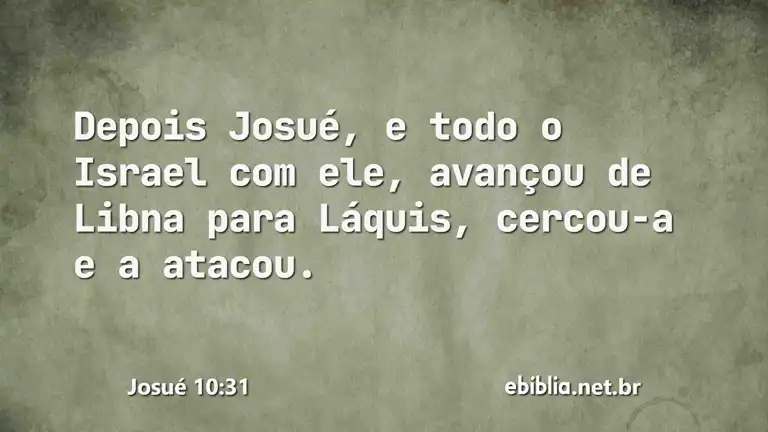 Josué 10:31