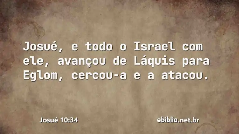 Josué 10:34