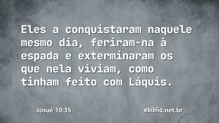 Josué 10:35