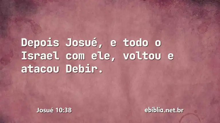 Josué 10:38