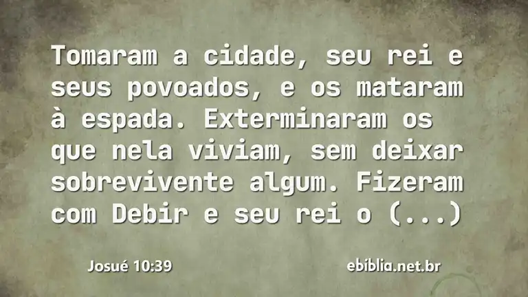 Josué 10:39