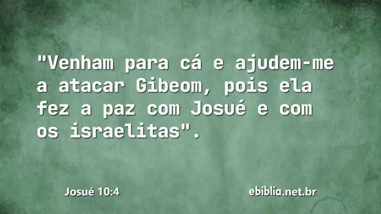 Josué 10:4