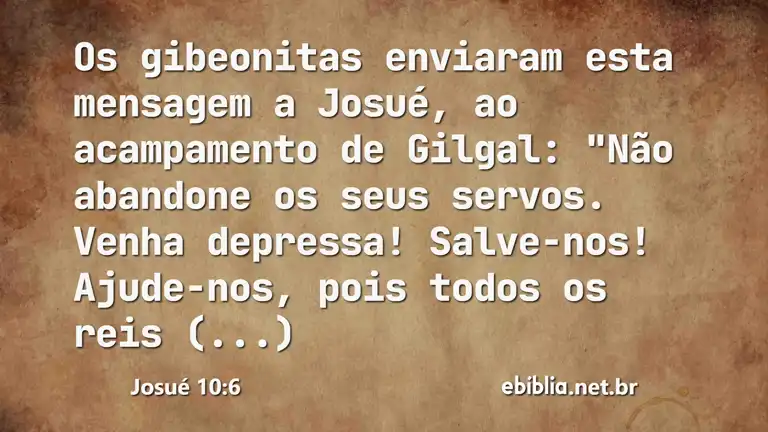 Josué 10:6