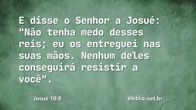 Josué 10:8