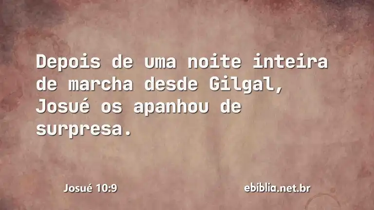 Josué 10:9