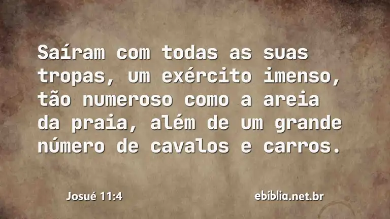 Josué 11:4