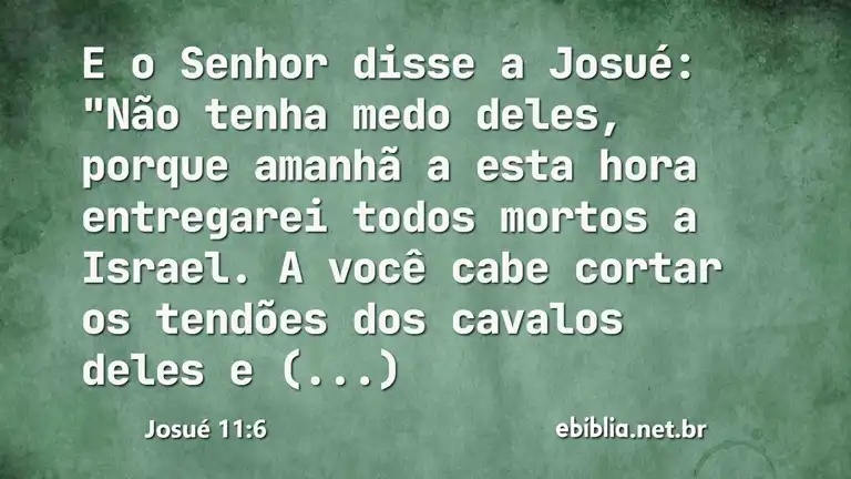 Josué 11:6