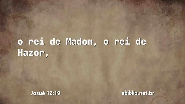 Josué 12:19