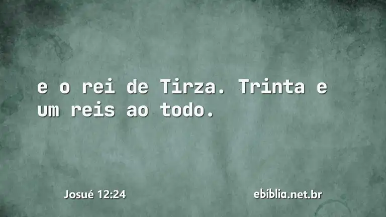 Josué 12:24