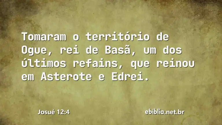 Josué 12:4