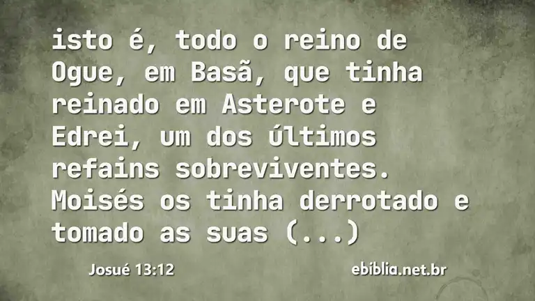 Josué 13:12