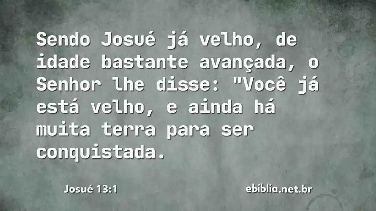 Josué 13:1