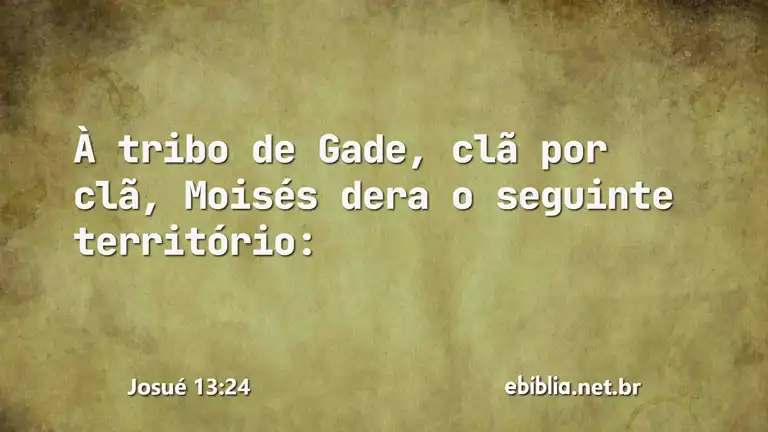 Josué 13:24