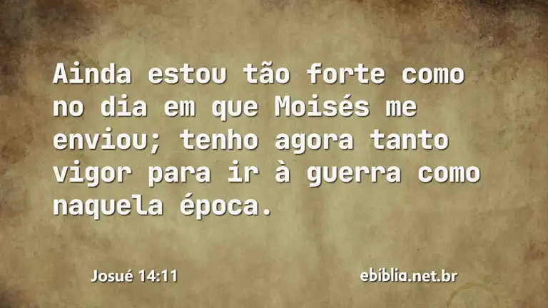 Josué 14:11