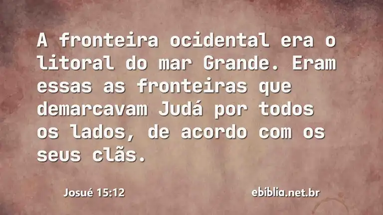 Josué 15:12