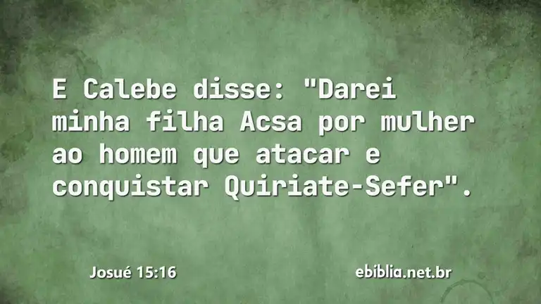 Josué 15:16