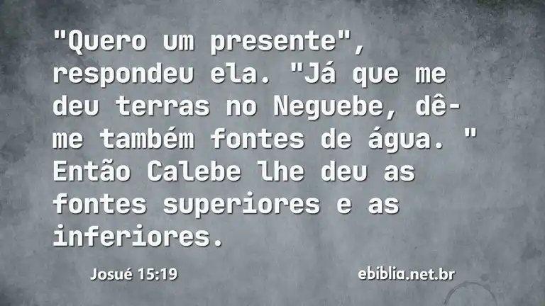 Josué 15:19