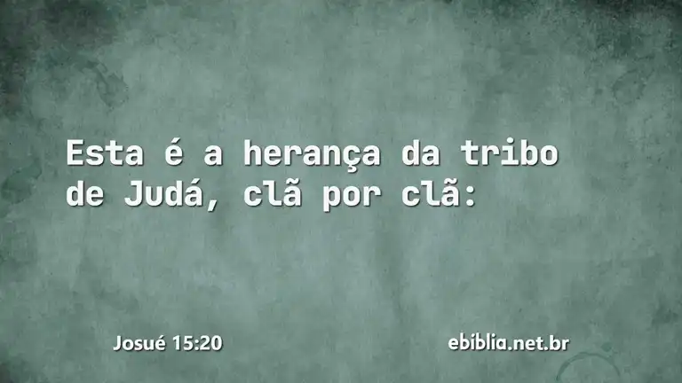 Josué 15:20