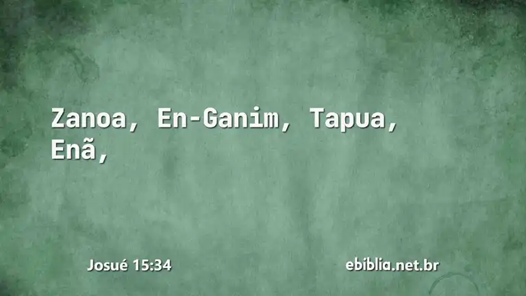 Josué 15:34