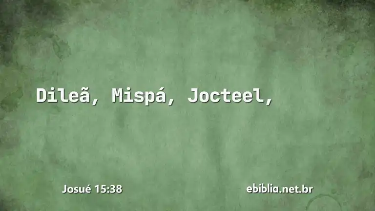 Josué 15:38