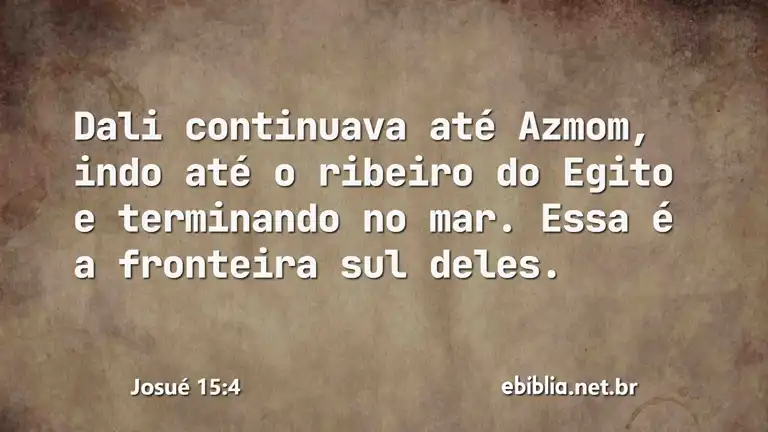 Josué 15:4