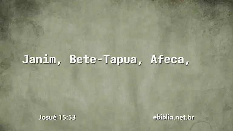 Josué 15:53