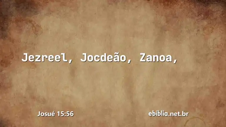 Josué 15:56