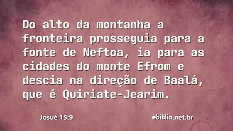 Josué 15:9