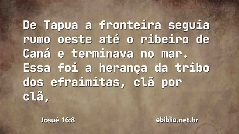 Josué 16:8