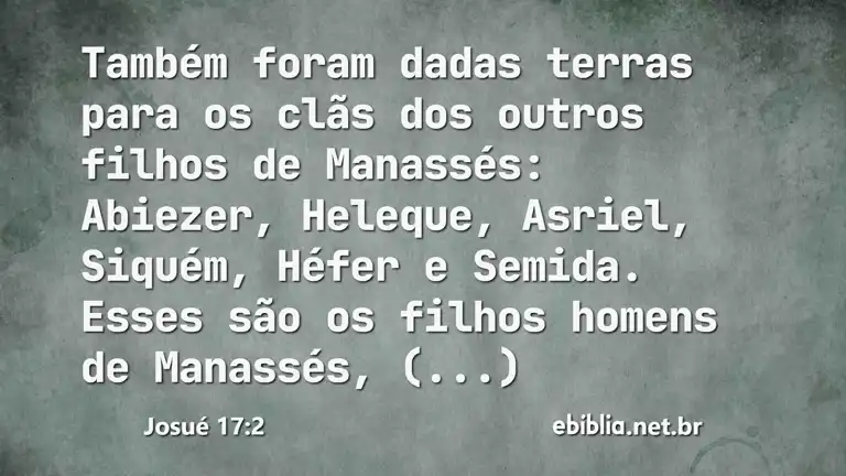 Josué 17:2