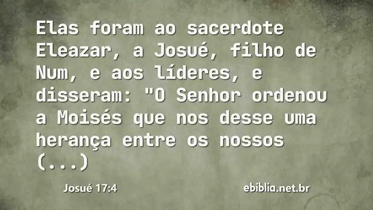 Josué 17:4