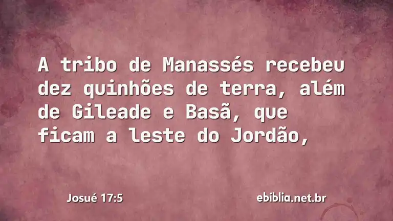 Josué 17:5