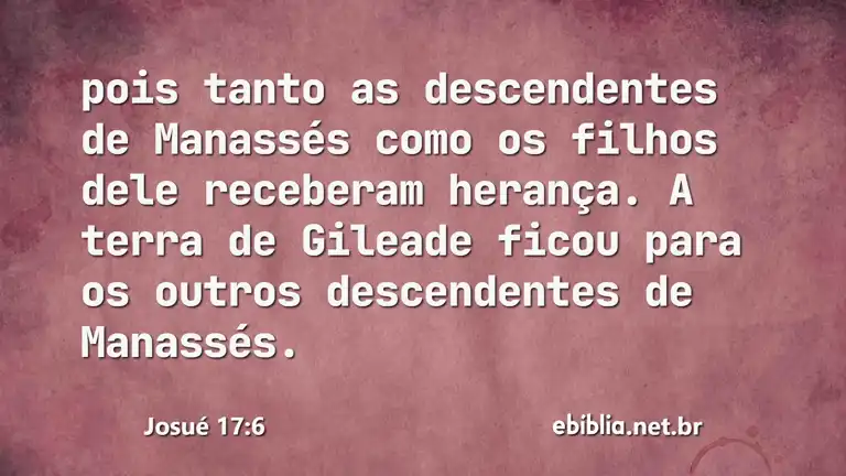 Josué 17:6