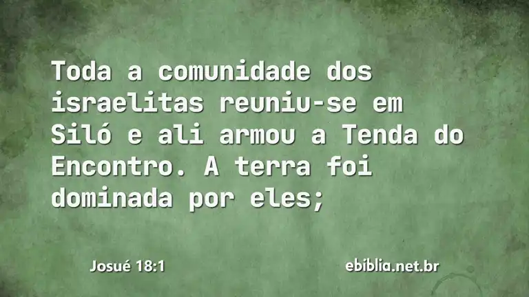 Josué 18:1