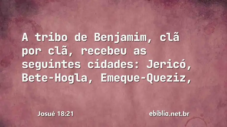 Josué 18:21