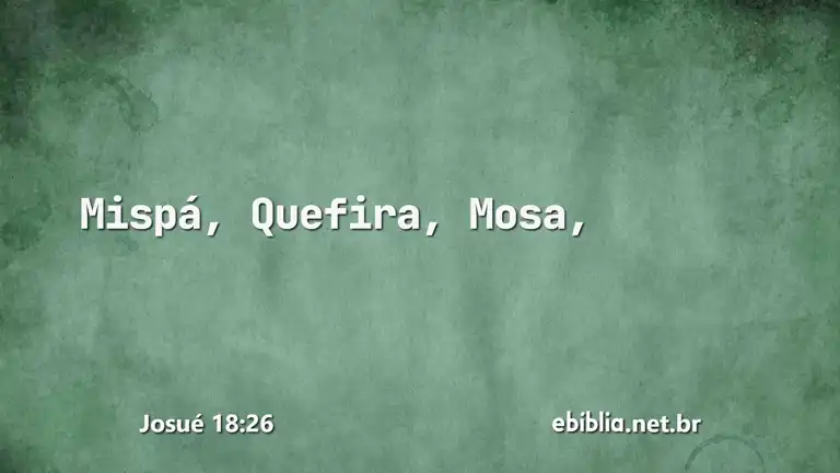 Josué 18:26