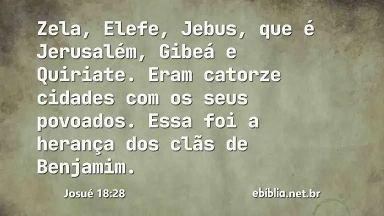 Josué 18:28