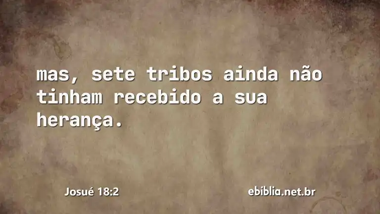 Josué 18:2