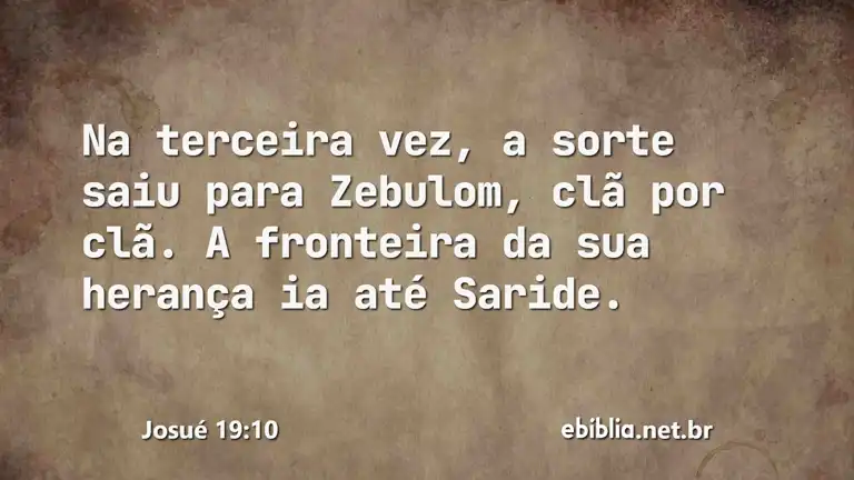 Josué 19:10