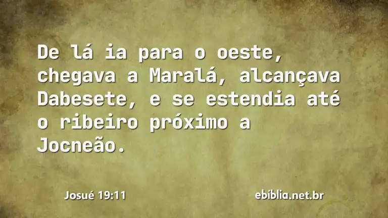 Josué 19:11