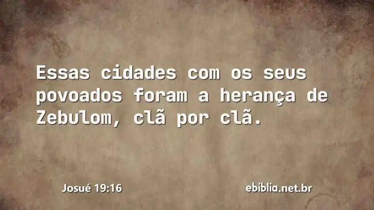 Josué 19:16