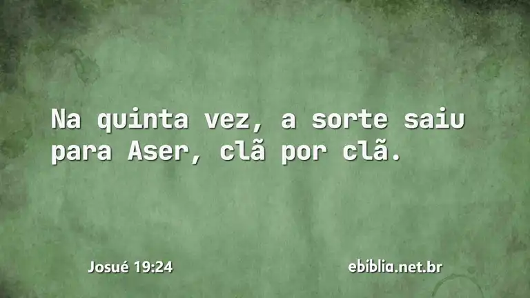 Josué 19:24