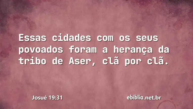 Josué 19:31